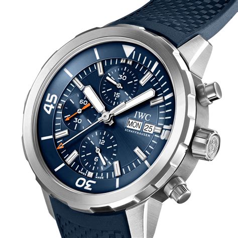 iwc aquatimer chronograph deployant|IWC schaffhausen chronograph price.